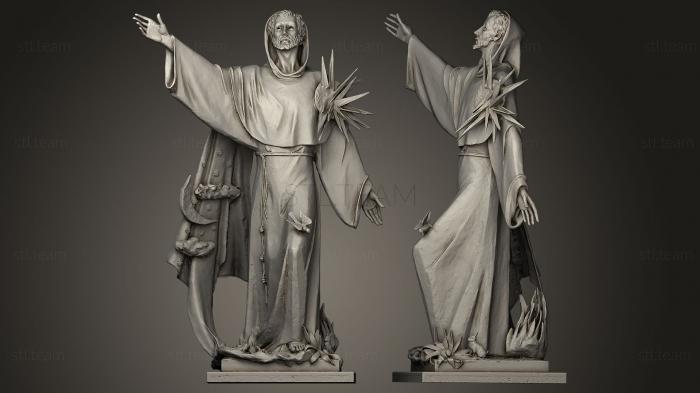 Статуи античные и исторические Franz von Assisi